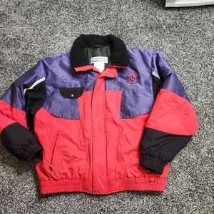 Ski-doo Bombardier Rotex Snowmobile Jacket Mens Size XL vintage Retro 90s Winter